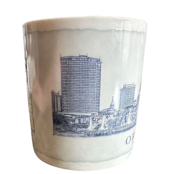 VINTAGE 2006 Starbucks Architect Series ORLANDO Coffee Tea Cup Mug - 18oz - Picture 2 of 5